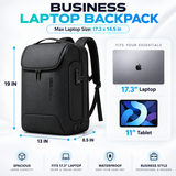Premium Anti-Theft Business Laptop Backpack – 17.3" Laptop, TSA Lock & USB 3.0 Charging