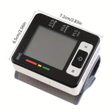 CHANG KUN Premium Wrist Blood Pressure Monitor With Pulse Heart Rate, Blood Pressure Machine With Large LCD Display - Digital Automatic Blood Pressure Wrist Cuff And Carrying Case Included, Health Monitoring For Adult And Old - PulinGO