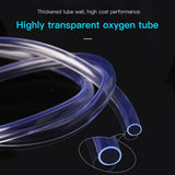 Oxygen Tube Upgraded Version – Flexible & Durable Aquarium Air Tube for Fish Tanks & Ponds, Safe Oxygen Supply Line