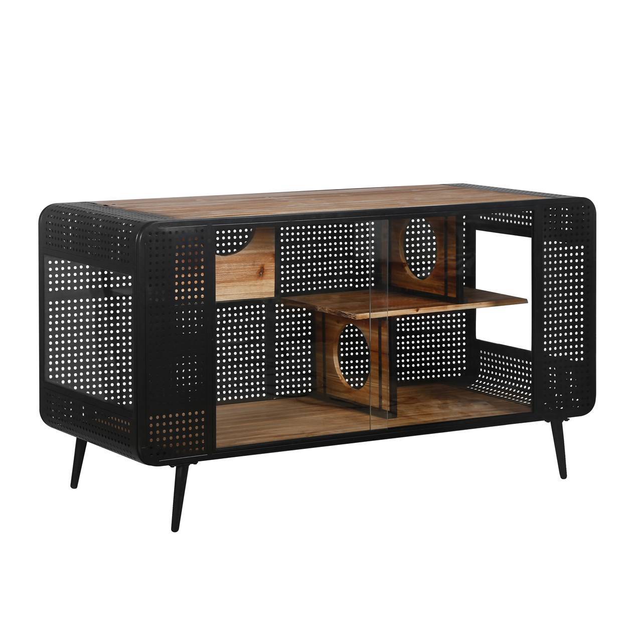 Spacious Cat House with Tempered Glass for Living Room & Hallway