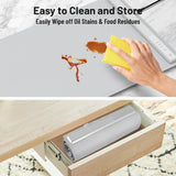 Foldable Electric Food Warming Mat - Silicone Heating Tray with 3 Temperature Settings for Buffets & Parties