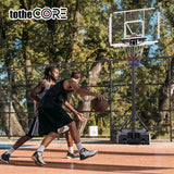 ToTheCore Adjustable Basketball Hoop – Portable Stand 5.2–8.5 ft with PC Backboard, Large Base & Wheels 🏀