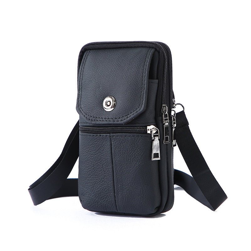 Premium Leather Phone Shoulder & Belt Case