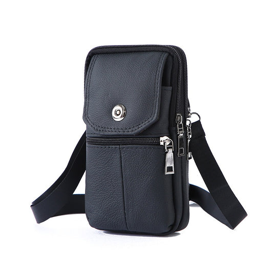 Premium Leather Phone Shoulder & Belt Case