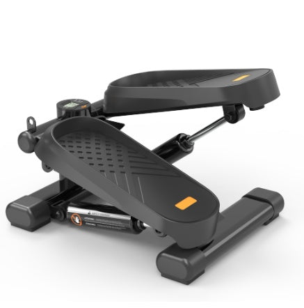 Mini Stepper with Resistance Bands & LCD Monitor | 330 lbs Capacity Compact Home Office Cardio Machine 🏠🔥