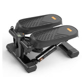 Mini Stepper with Resistance Bands & LCD Monitor | 330 lbs Capacity Compact Home Office Cardio Machine 🏠🔥