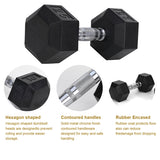 15LB Dumbbells (Pair) – Rubber Coated Solid Cast Iron | Durable Home Gym Weights for Strength Training 💪🔥