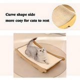 U-Shaped Cat Scratching & Lying Bed – Multi-Functional Cat Lounger & Scratch Pad for Indoor Cats