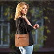 Women’s Fashion Leather Crossbody Bag – Casual Shoulder Handbag with Adjustable Guitar Strap