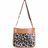 Women’s Fashion Leather Crossbody Bag – Casual Shoulder Handbag with Adjustable Guitar Strap