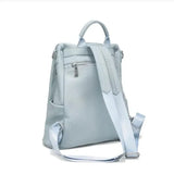Haze Blue Shoulder Bag 🎒 Large-Capacity Fashion Ladies Backpack – Seasonal Trend 2025