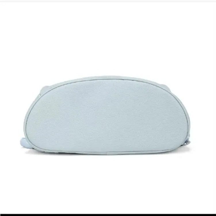 Haze Blue Shoulder Bag 🎒 Large-Capacity Fashion Ladies Backpack – Seasonal Trend 2025