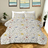 3-Piece Mushroom Decoration Comforter Set – Soft Microfiber, Includes Comforter & 2 Pillowcases, Available in Twin/Full/Queen/King