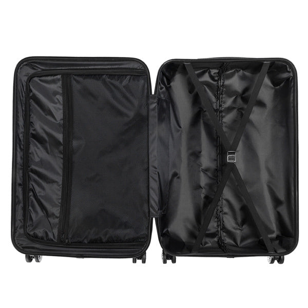 3-in-1 ABS Hard Shell Luggage Set – Lightweight Spinner Trolley Case (20", 24", 28")