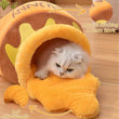 Honey Pot Cat Cave Bed – Indoor Cat Nest with Removable Cushion, Thick Sponge & Washable Cozy Bed for Small Pets