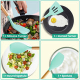 35-Piece Kitchen Utensil Set - Silicone & Stainless Steel Cooking Utensils for Non-stick Cookware