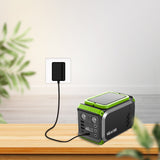 200W Portable Power Station, 148Wh Solar Generator - 40000mAh Battery Backup for Camping & Emergencies