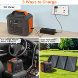 300W Portable Power Station, 296Wh Solar Generator (P302) - Lithium Battery Backup for Home & Outdoor Use