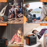 300W Portable Power Station, 296Wh Solar Generator (P302) - Lithium Battery Backup for Home & Outdoor Use