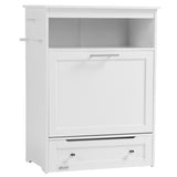 Pet Feeder Station with Lockers – Concealed Feeding Station with Storage & Stainless Steel Bowls for Dogs & Cats