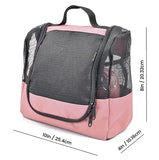 Portable Hanging Shower Caddy Organizer 🚿 Quick-Dry Mesh with Free Toiletries Case – Travel & Dorm Must-Have