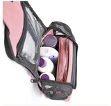 Portable Hanging Shower Caddy Organizer 🚿 Quick-Dry Mesh with Free Toiletries Case – Travel & Dorm Must-Have