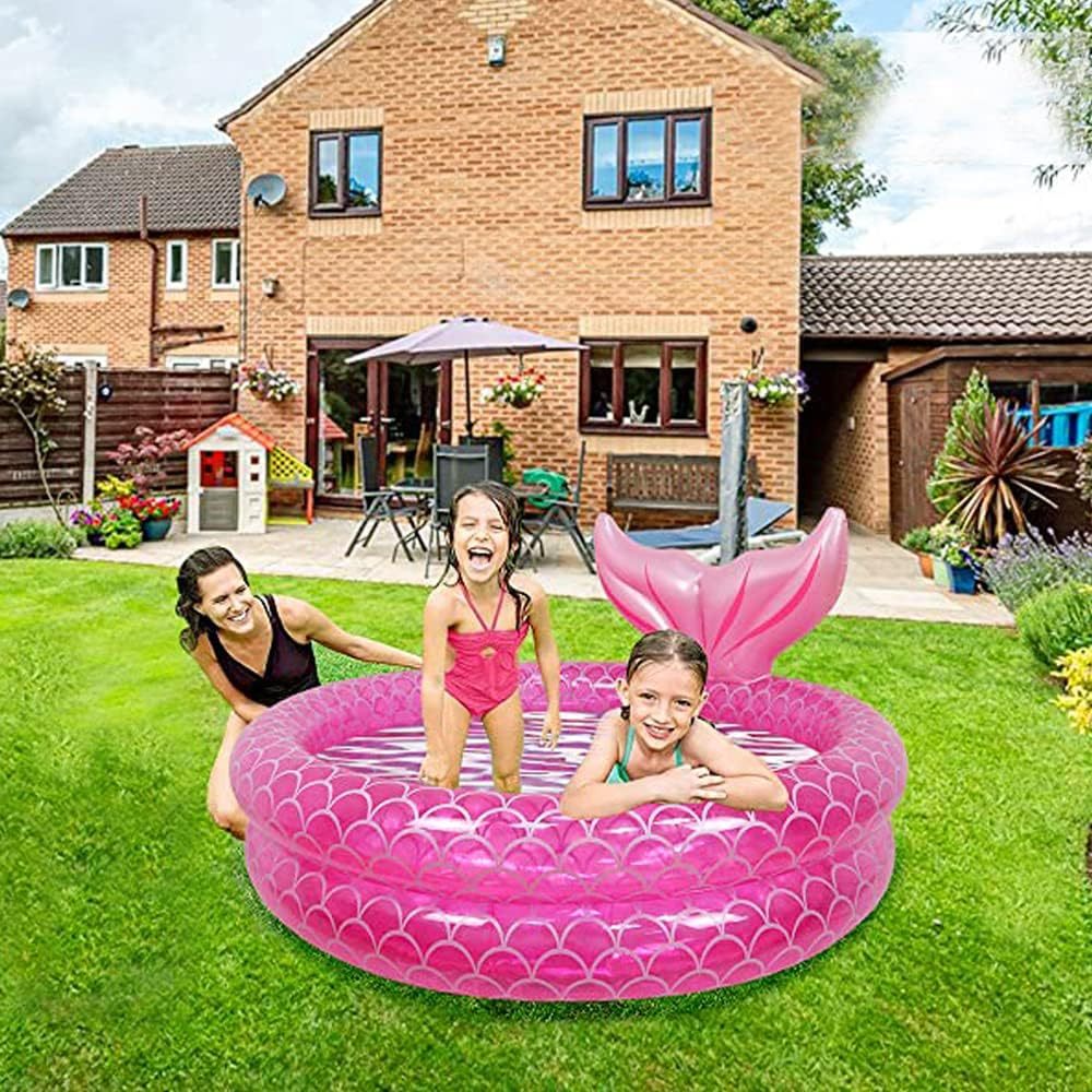 Inflatable Swimming Pool – PVC Family-Size Pool for Summer Fun, Easy Setup, and Indoor/Outdoor Use