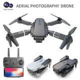 E88 Foldable Dual Camera Drone - WiFi FPV RC Quadcopter for Beginners & Kids