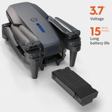 E88 Foldable Dual Camera Drone - WiFi FPV RC Quadcopter for Beginners & Kids