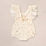 Baby Girl Honeybee Bubble Romper – 1st Bee Day Birthday Outfit, Cute Infant Bee Costume for Babies