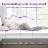3-Inch Memory Sponge Mattress Topper – Twin Size, Ultra-Thin Comfort Layer with Non-Slip Base, Breathable for Various Scenarios