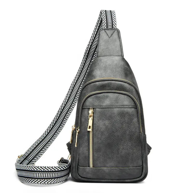 Women’s Large Crossbody Handbag – Multi-Layered PU Leather Shoulder & Messenger Bag