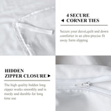 3-Piece Watermelon Duvet Cover Set – Queen Size, Ultra-Soft Microfiber with Hidden Zipper and Matching Pillow Shams (Duvet 90"×90", Shams 20"×36")