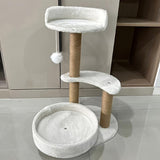 Multi-Layer Indoor Cat Tree – Climbing Tower with Scratching Posts & Interactive Ball Toy