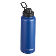 40 oz Insulated Water Bottle with 3 Lids - Stainless Steel Vacuum Flask for Hot & Cold Drinks
