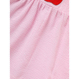 Kids Baby Girl Back to School Outfit – Summer Ruffle Sleeve Applique Top & Shorts Set, Cute First Day of School Clothes for Girls