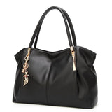 Women’s Large Leather Tote Bag – Shoulder Purse with Top Handle Hobo Handbag
