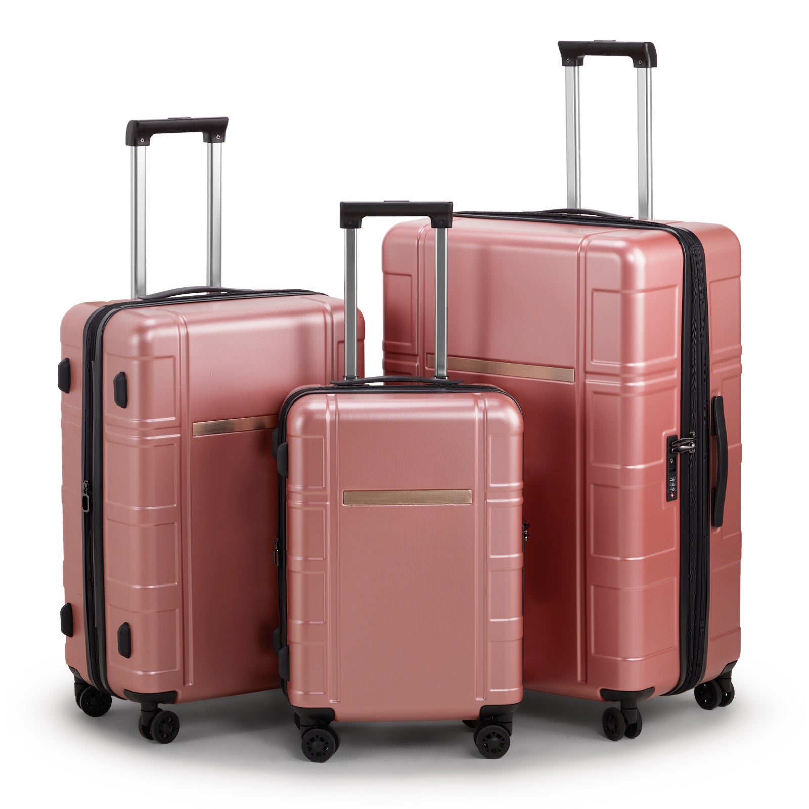 Premium 3-Piece ABS+PC Luggage Set