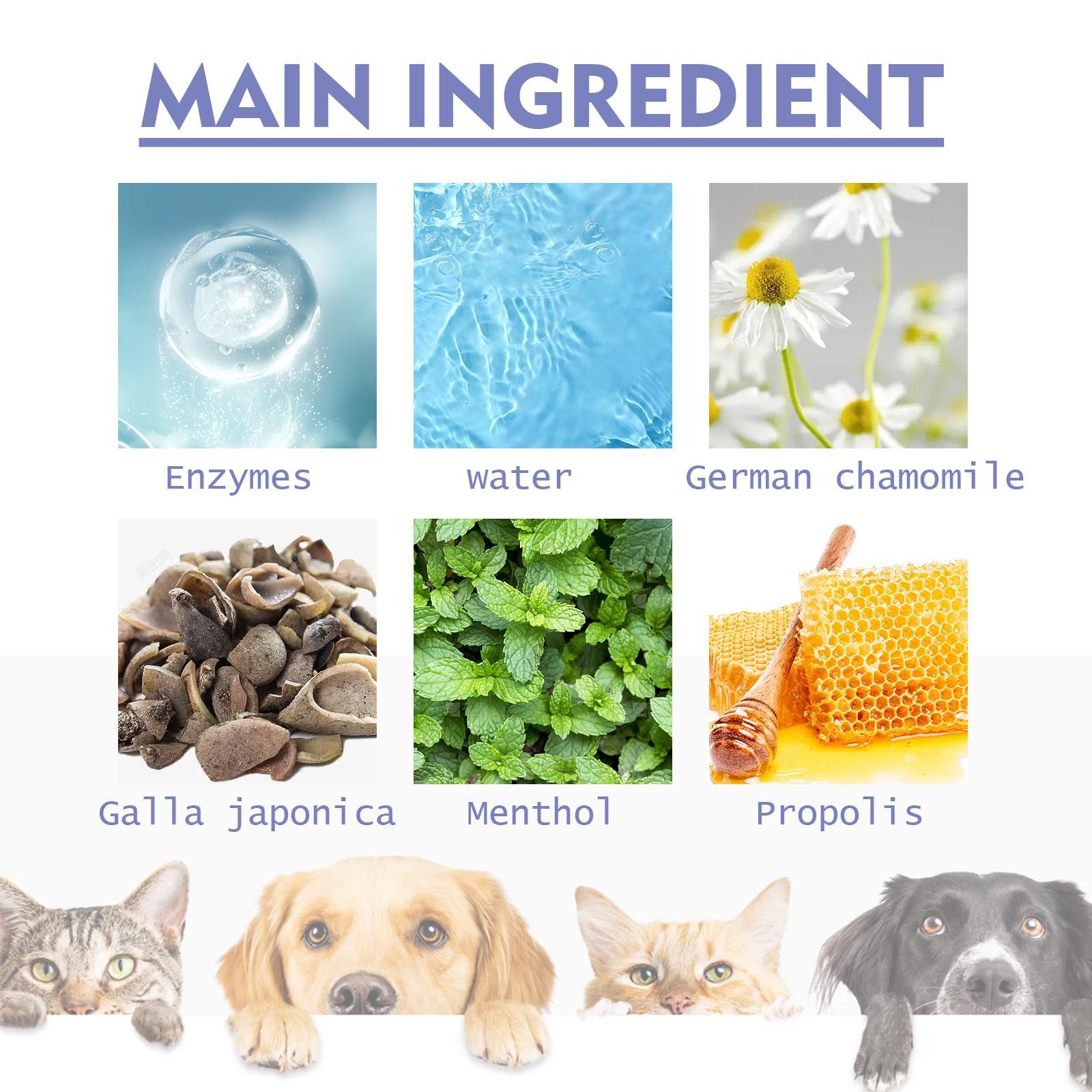 Yegbang Pet Oral Cleaning Spray – Breath-Freshening, Tartar-Reducing Dental Mist for Dogs & Cats