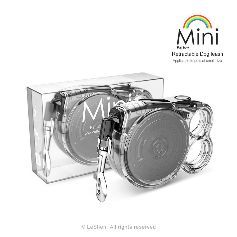 Mini Retractable Dog Leash – Lightweight & Durable Leash for Small Pets, Easy-to-Use Design for Outdoor Walks