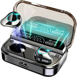 TWS Wireless Bluetooth 5.1 Earbuds - Waterproof Sports Headphones with Charging Case