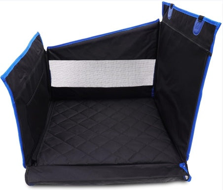 Large Dog Car Seat – Waterproof Hammock Cover with Breathable Mesh Window & Harness for Cars & SUVs