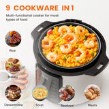 9-in-1 Electric Pressure Cooker – Multi-Functional Smart Pot with Rice, Steamer, Slow Cook & Yogurt Modes