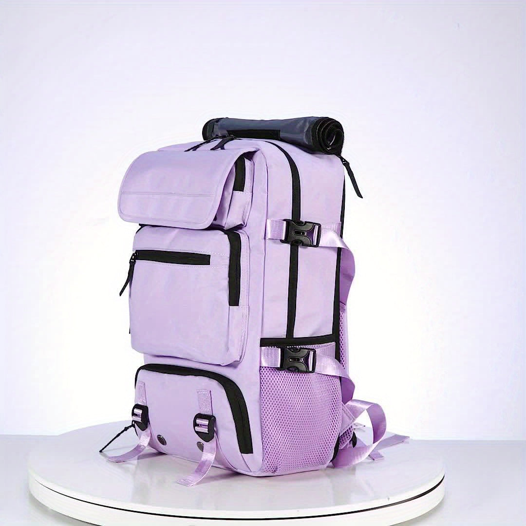 2025 New Multi-Functional 16″ Laptop Travel & Business Backpack for Men & Women – Large Capacity with Shoe Pocket & Crossbody Straps 🎒