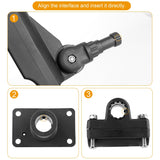 360° Rotatable Boat Fishing Rod Holder - Adjustable Kayak Pole Holder with Rail Clamp Mount
