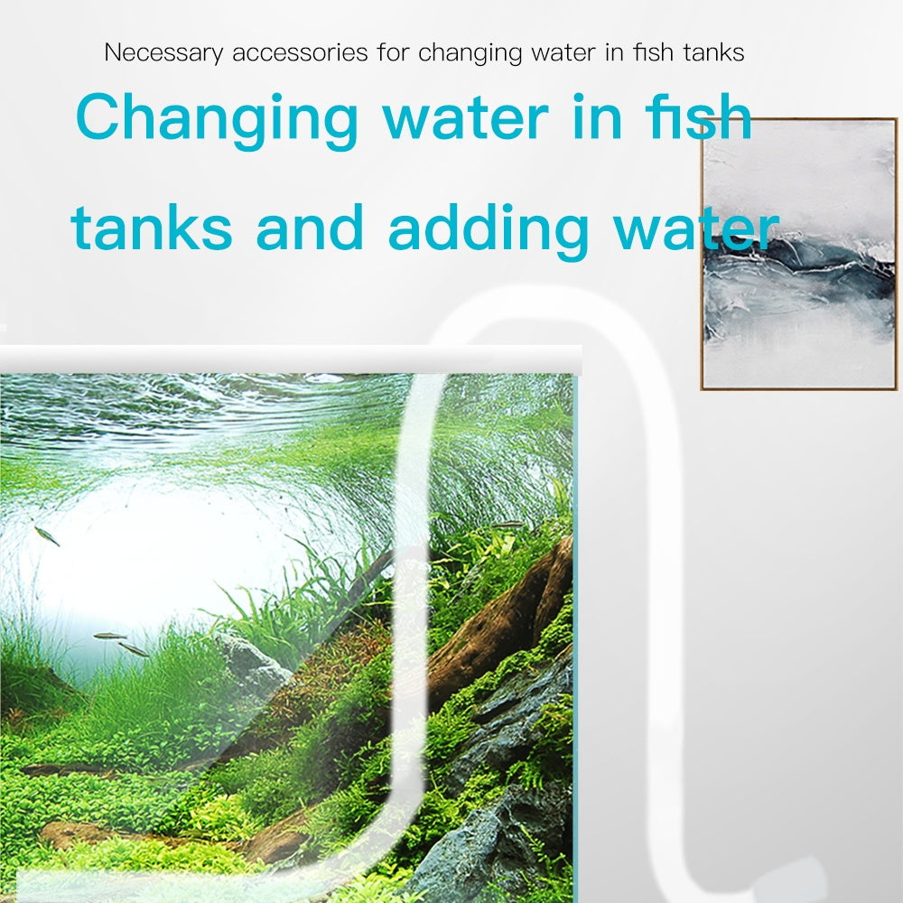 Oxygen Tube Upgraded Version – Flexible & Durable Aquarium Air Tube for Fish Tanks & Ponds, Safe Oxygen Supply Line