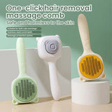One-Key Spray Pet Comb – Deep Cleaning Deshedding & Detangling Tool with Built-In Grooming Mist