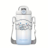 Sanrio Licensed 500 ml Insulated Stainless Steel Bottle – Cute Character Straw Bottle for Travel & Daily Use 🥤🎀