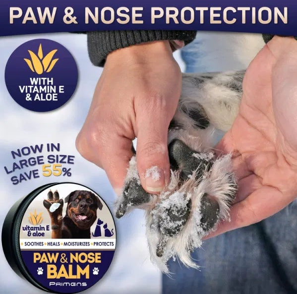 Natural Dog Paw Balm – Moisturizing & Healing Paw Protection for Dogs, Organic Balm for Cracked Pads & Dry Noses