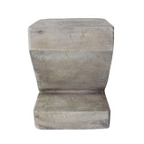 Evelyn Mid-Century Modern Armchair - Tufted Fabric Accent Chair with Birch Wood Frame